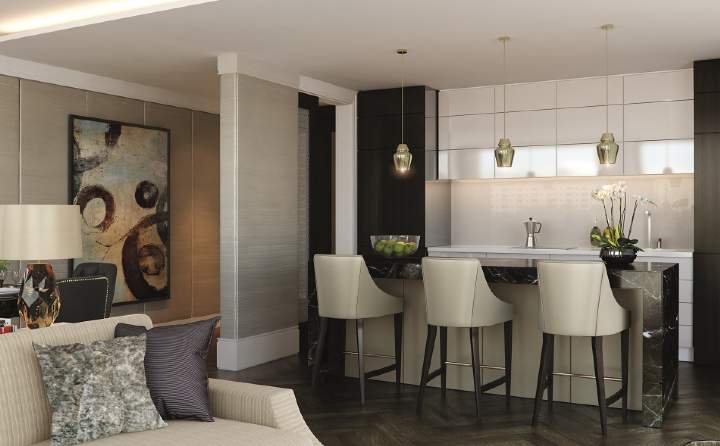 Kitchen at Southbank Place